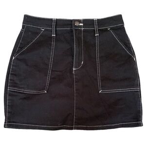 💙 DICKIES Cargo Style High Waisted Mini Skirt with White Stitching